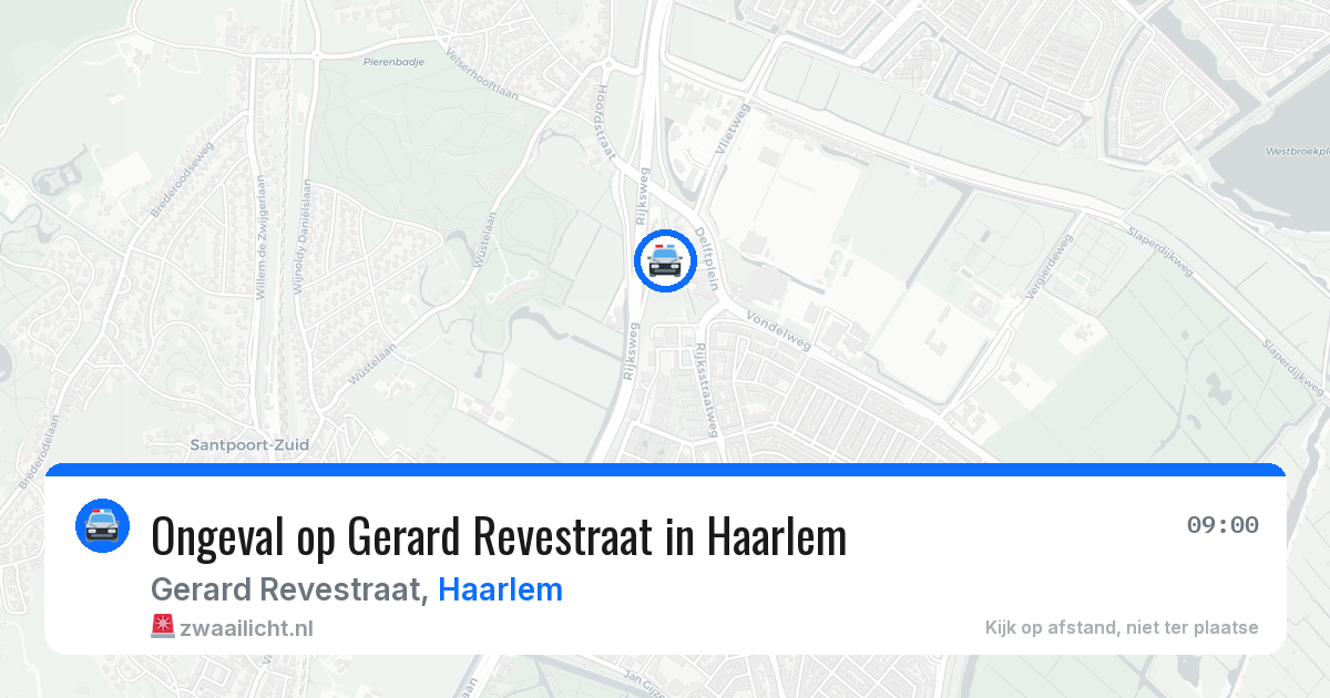 Ongeval op Gerard Revestraat in Haarlem — 16 jun 2026