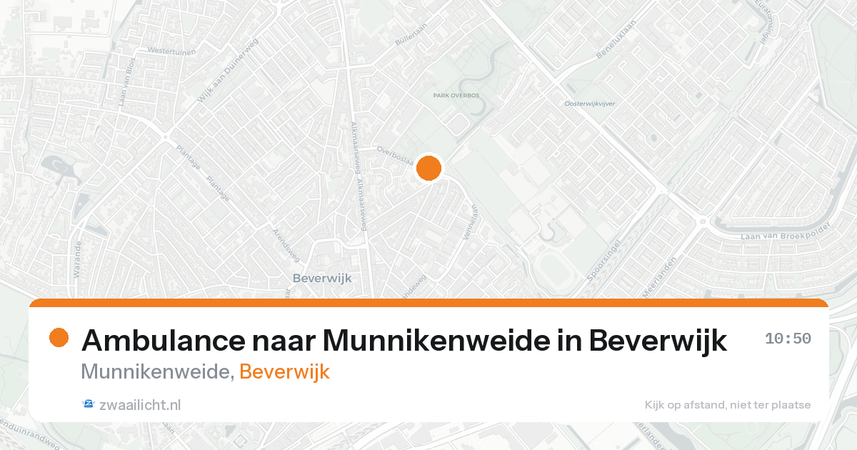Ambulance naar Munnikenweide in Beverwijk — 18 aug 2026