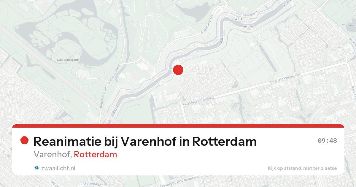 Reanimatie bij Varenhof in Rotterdam — 7 feb 2026
