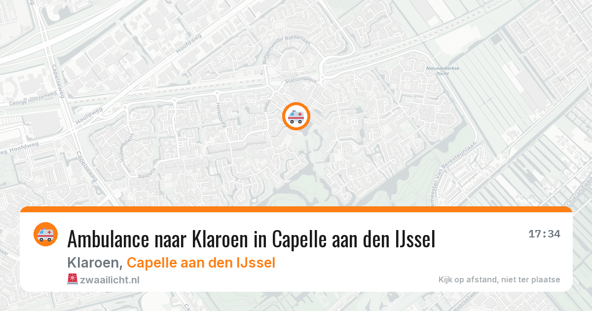 Ambulance naar Klaroen in Capelle aan den IJssel — 24 jun 2026