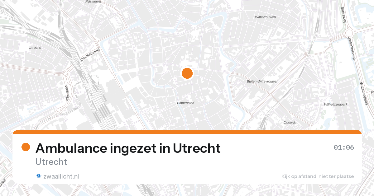 Ambulance ingezet in Utrecht — 1 feb 2026