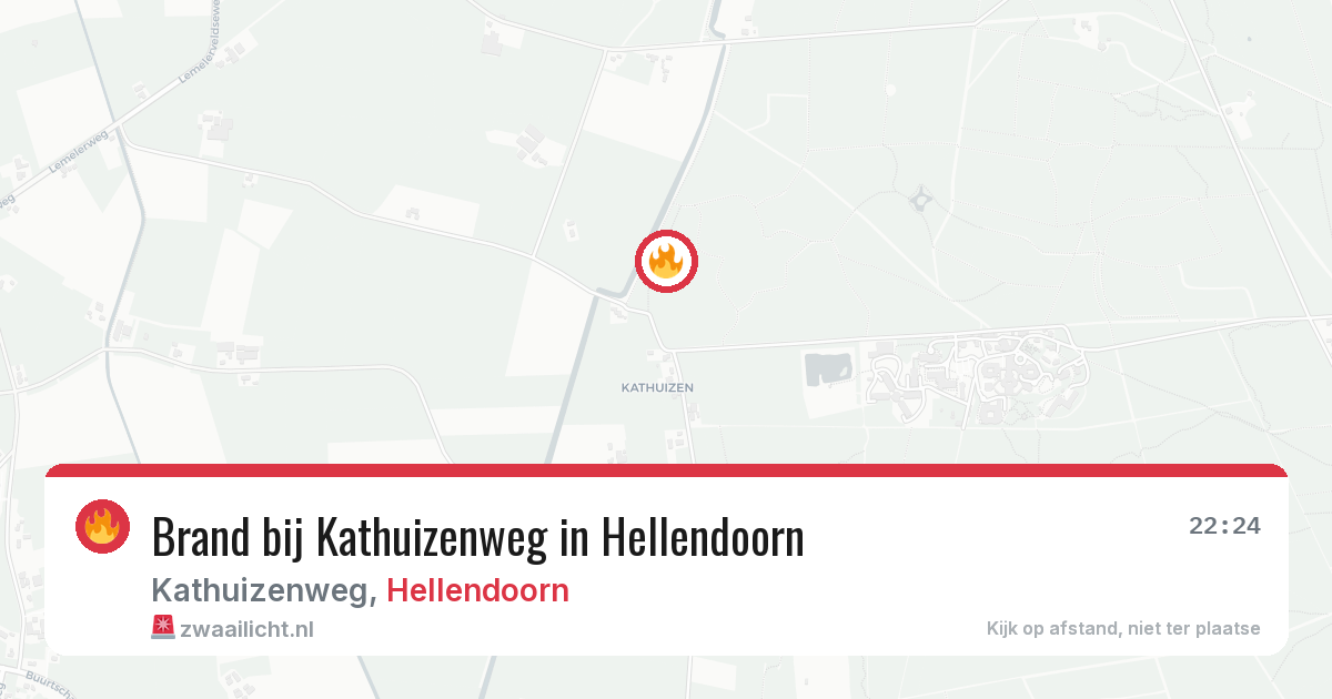Brand bij Kathuizenweg in Hellendoorn — 24 jun 2026