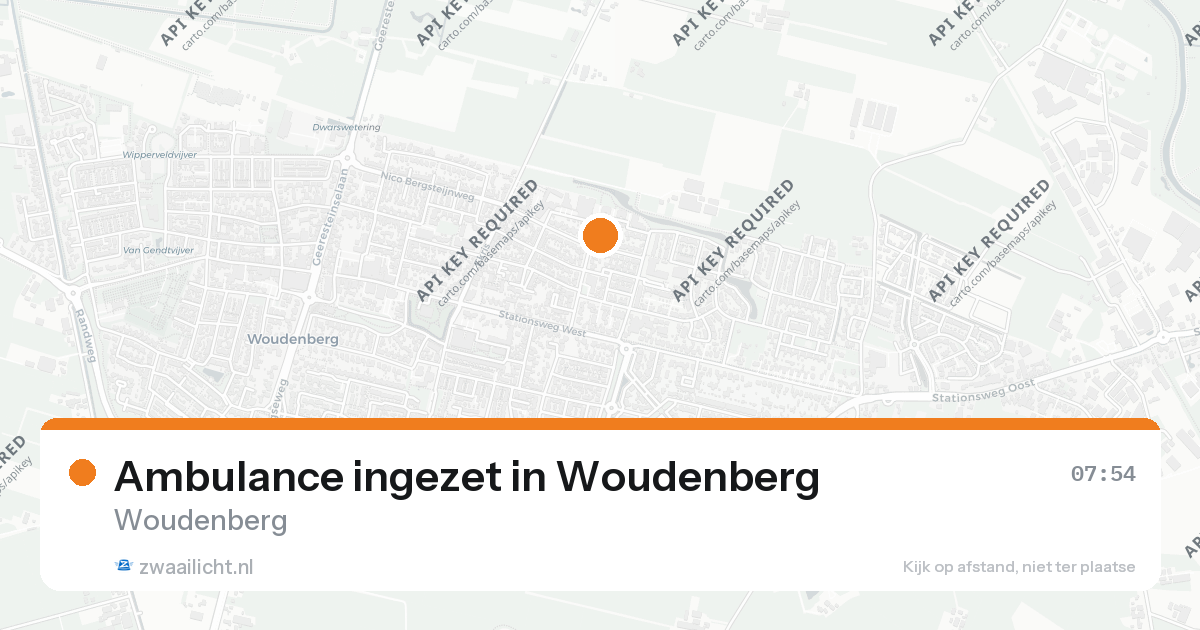 Ambulance ingezet in Woudenberg — 25 aug 2026