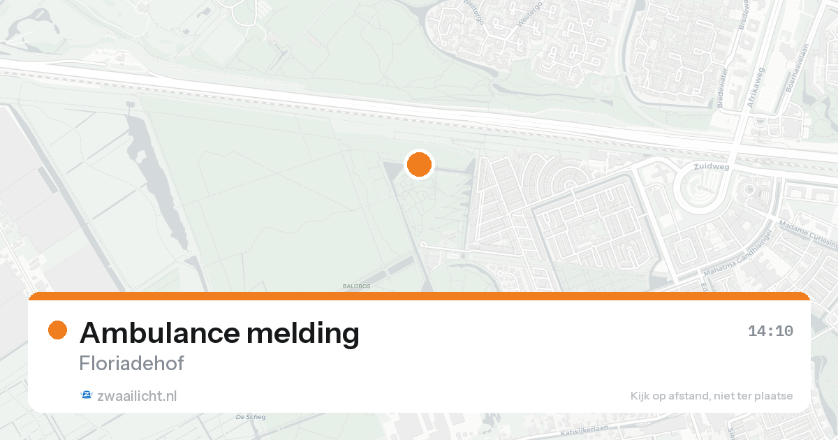 Ambulance melding — 30 jan 2026
