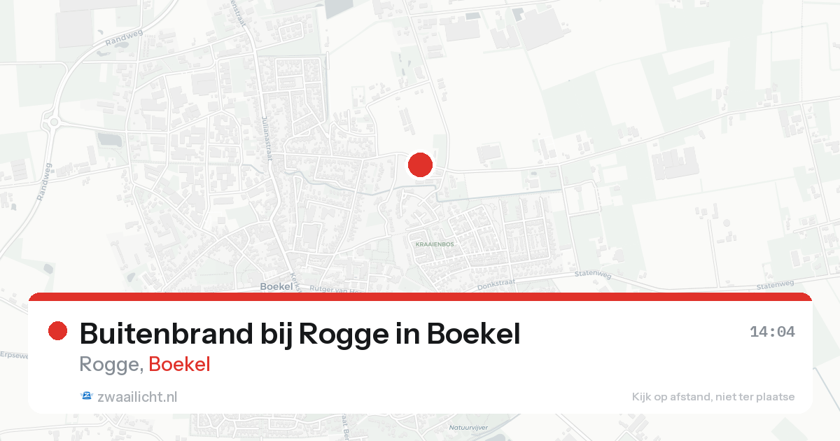 Buitenbrand bij Rogge in Boekel — 14 aug 2026