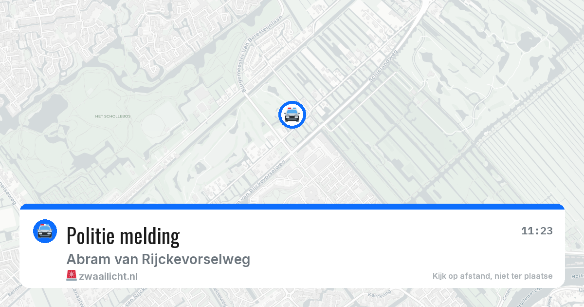 Politie melding — 21 mrt 2026