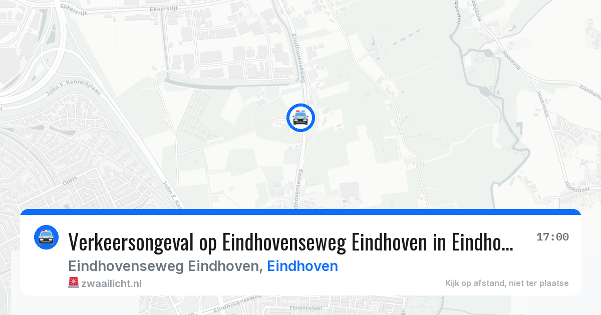 Verkeersongeval op Eindhovenseweg Eindhoven in Eindhoven — 14 jul 2026