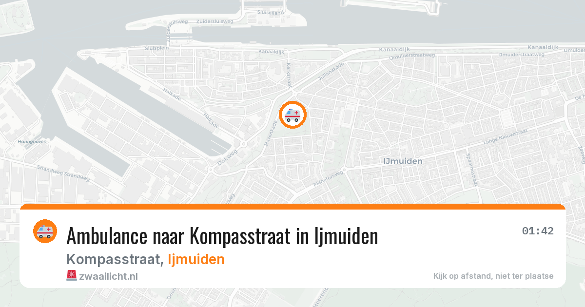 Ambulance naar Kompasstraat in Ijmuiden — 30 jun 2026