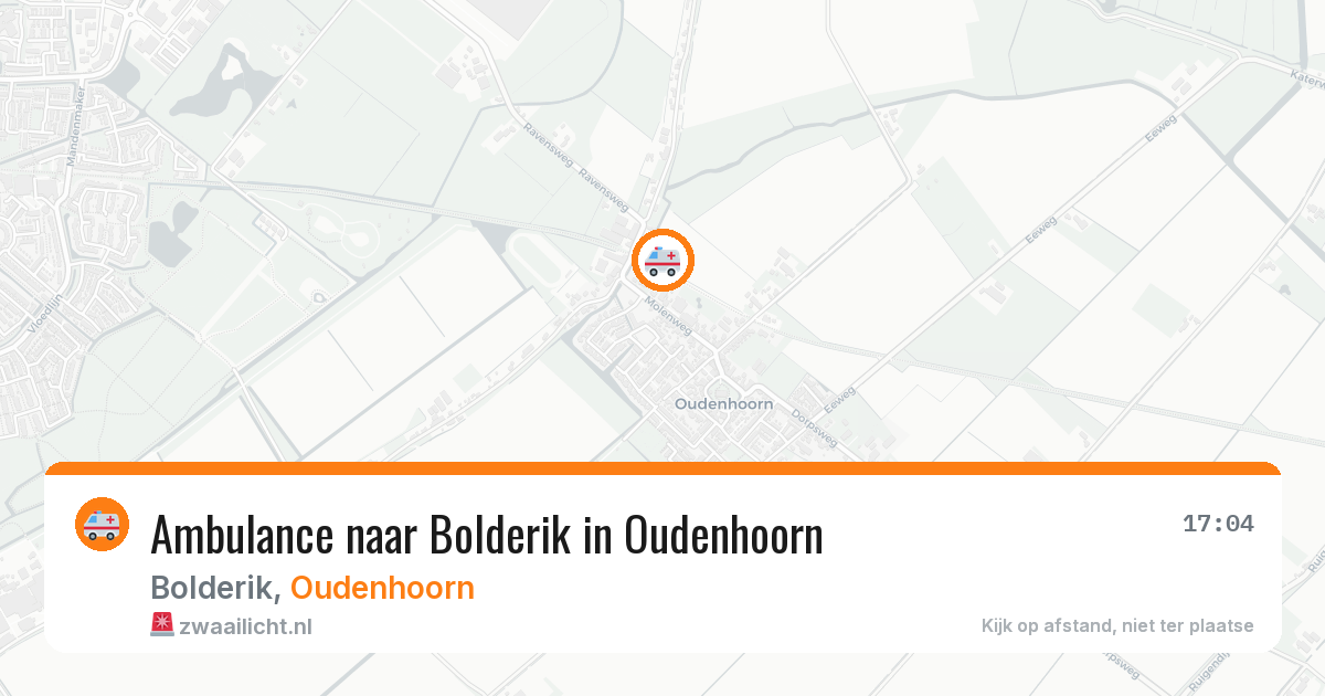 Ambulance naar Bolderik in Oudenhoorn — 27 mei 2026