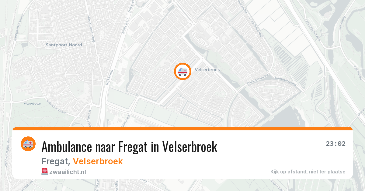 Ambulance naar Fregat in Velserbroek — 4 mei 2026