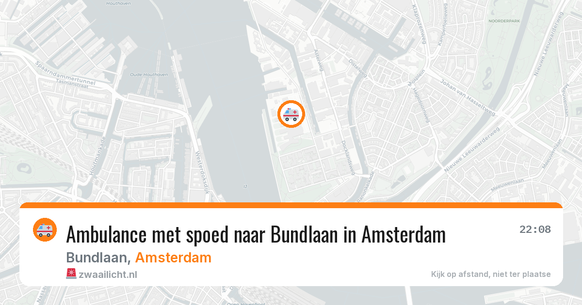 Ambulance met spoed naar Bundlaan in Amsterdam — 8 feb 2026