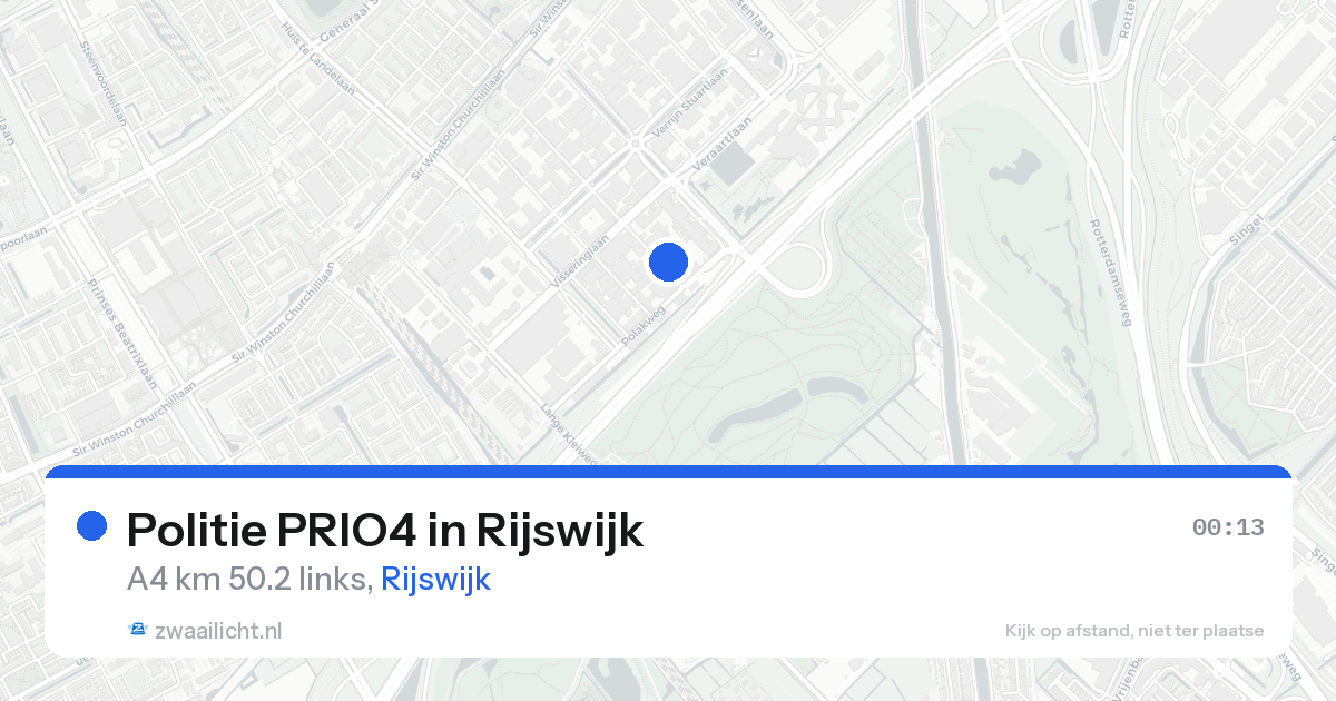 Politie PRIO4 in Rijswijk — 24 aug 2026 | 🚨 Zwaailicht.nl