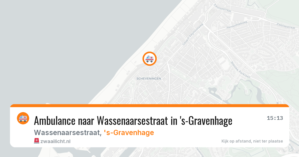 Ambulance naar Wassenaarsestraat in 's-Gravenhage — 11 jun 2026