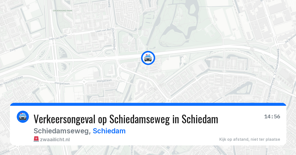 Verkeersongeval op Schiedamseweg in Schiedam — 21 mei 2026