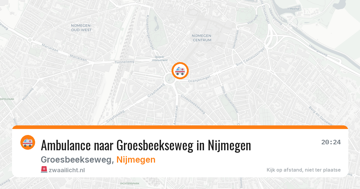 Ambulance naar Groesbeekseweg in Nijmegen — 29 jan 2026
