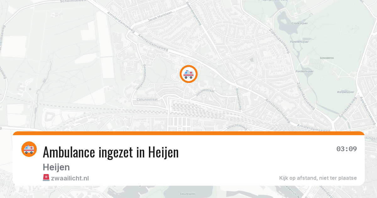 Ambulance ingezet in Heijen — 30 jan 2026