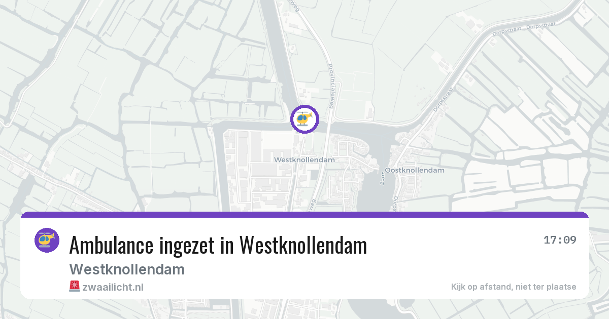 Ambulance ingezet in Westknollendam — 12 jun 2026