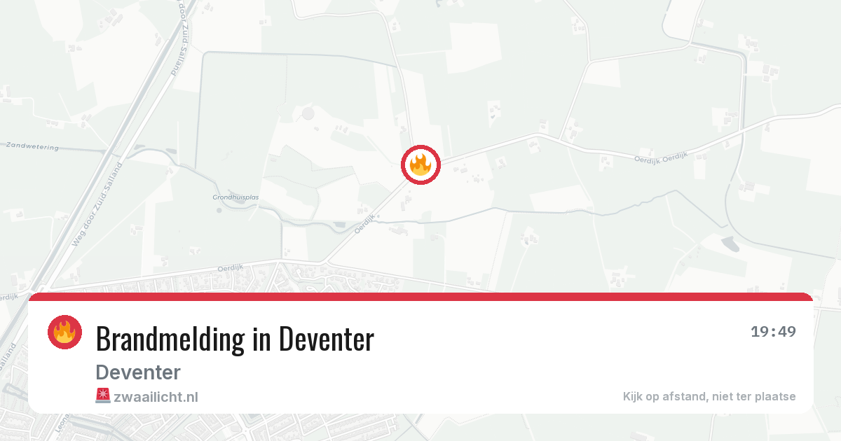 Brandmelding in Deventer — 4 aug 2026