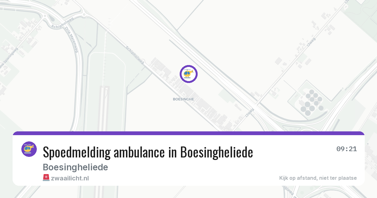 Spoedmelding ambulance in Boesingheliede — 16 feb 2026