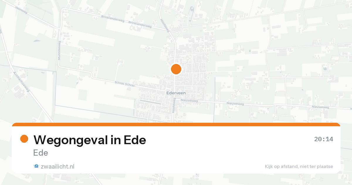 Wegongeval in Ede — 7 feb 2026