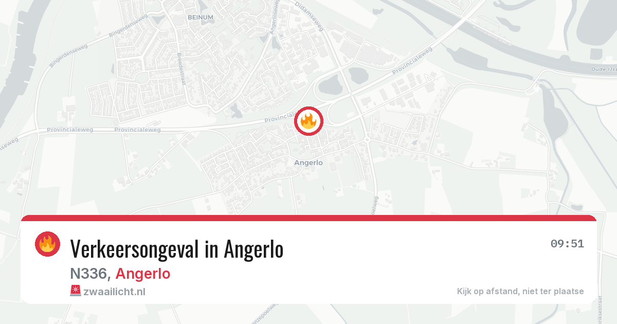Verkeersongeval in Angerlo — 12 jun 2026