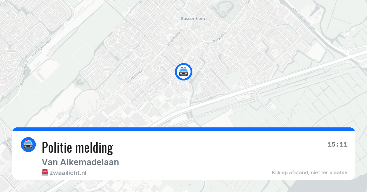 Politie melding — 1 mei 2026