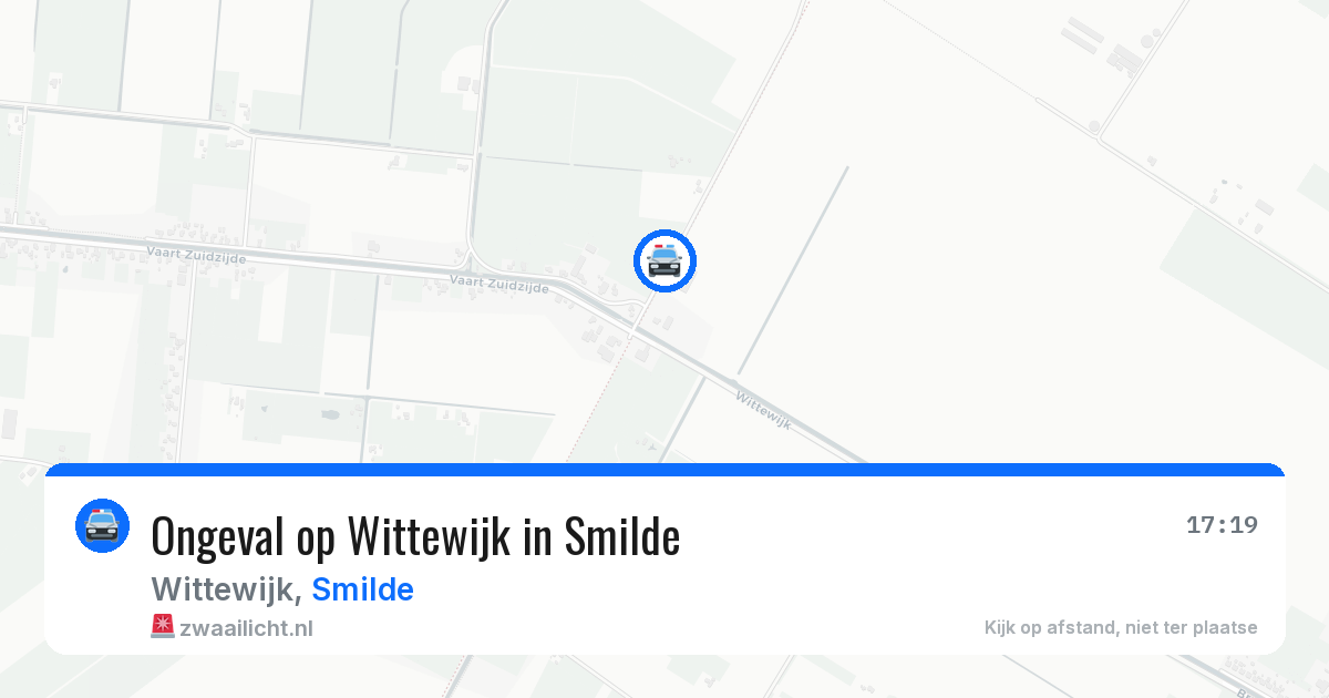 Ongeval op Wittewijk in Smilde — 20 mrt 2026