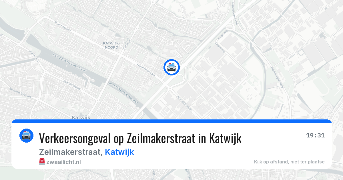 Verkeersongeval op Zeilmakerstraat in Katwijk — 30 jun 2026