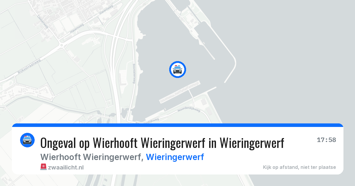 Ongeval op Wierhooft Wieringerwerf in Wieringerwerf — 20 jul 2026