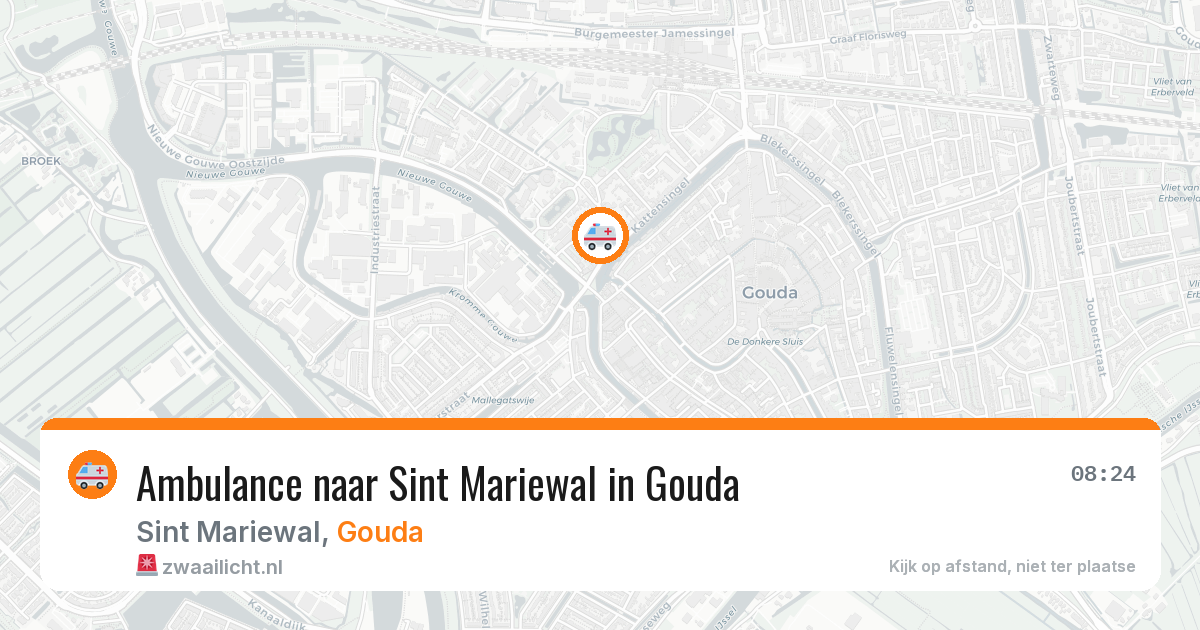 Ambulance naar Sint Mariewal in Gouda — 31 mei 2026