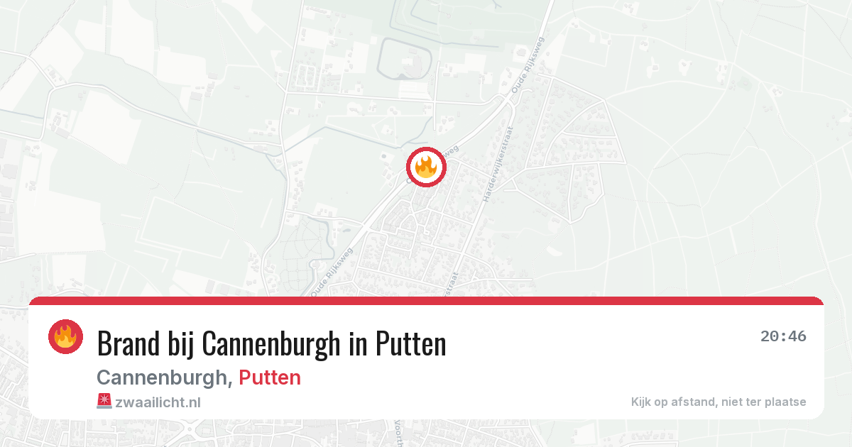 Brand bij Cannenburgh in Putten — 23 jun 2026