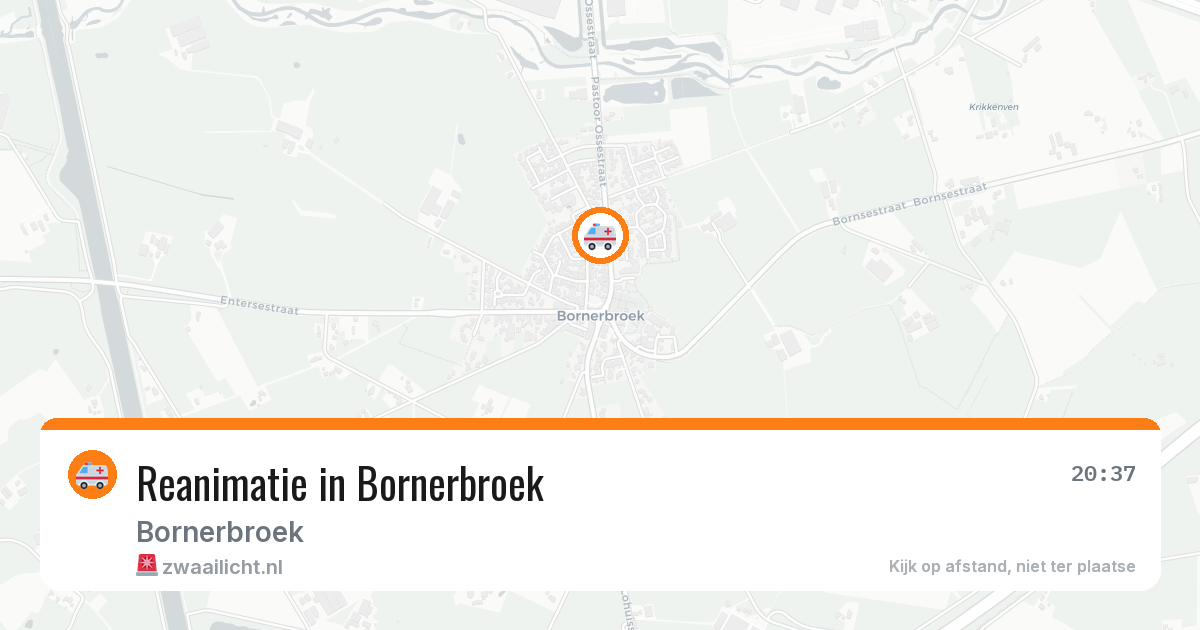 Reanimatie in Bornerbroek — 28 jun 2026