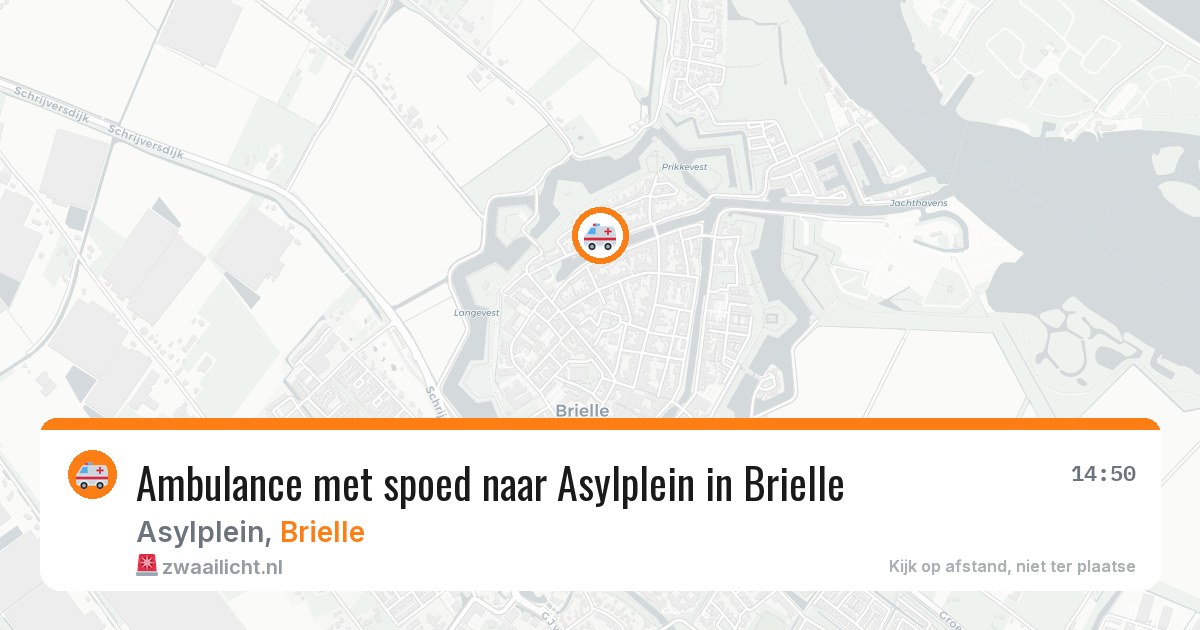Ambulance met spoed naar Asylplein in Brielle — 11 aug 2026
