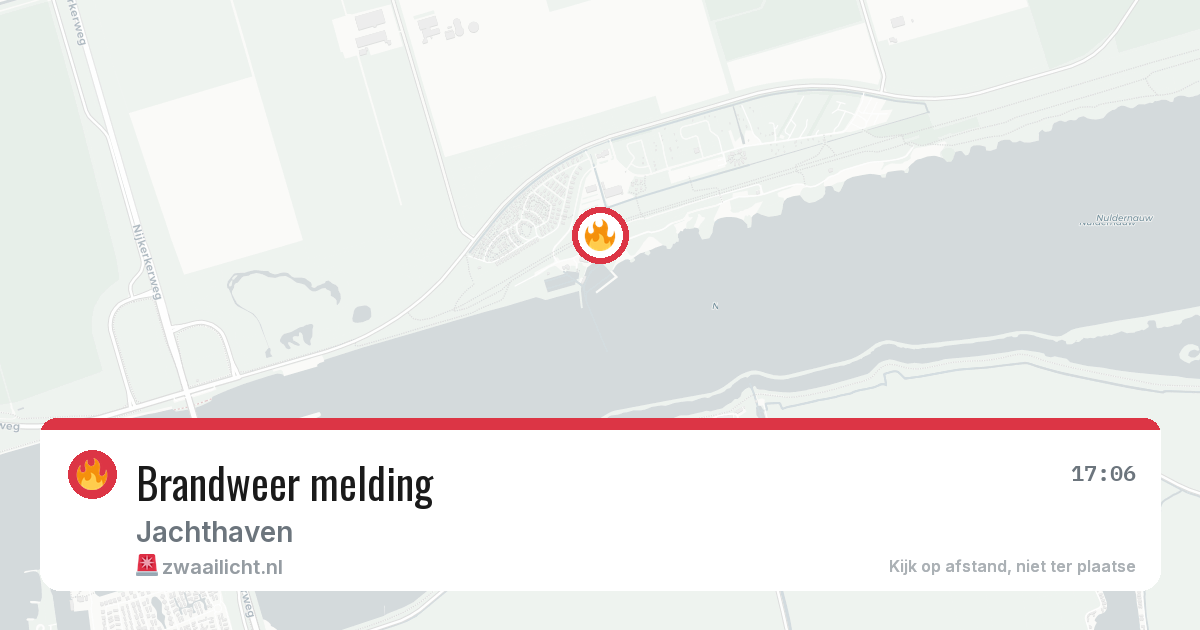 Brandweer melding — 20 jun 2026