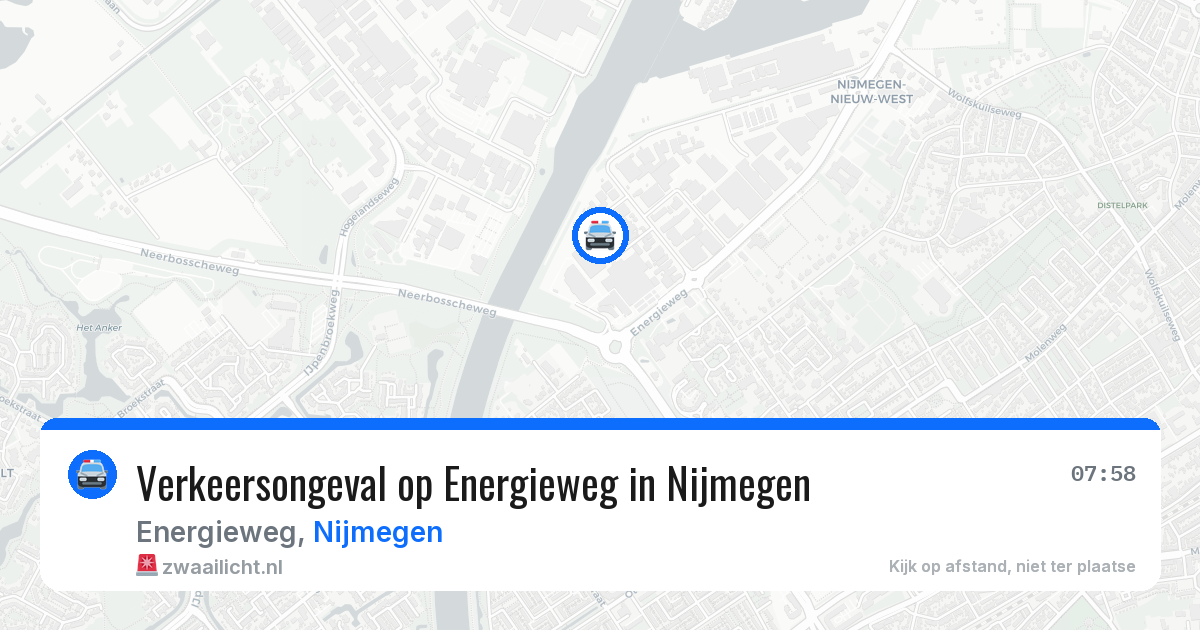 Verkeersongeval op Energieweg in Nijmegen — 29 mei 2026