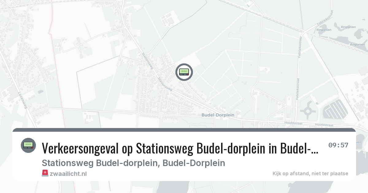 Verkeersongeval op Stationsweg Budel-dorplein in Budel-Dorplein — 4 mrt 2026