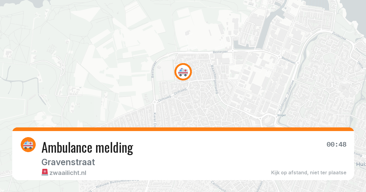 Ambulance melding — 21 feb 2026