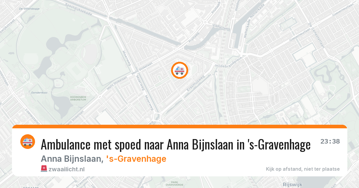 Ambulance met spoed naar Anna Bijnslaan in 's-Gravenhage — 26 mrt 2026