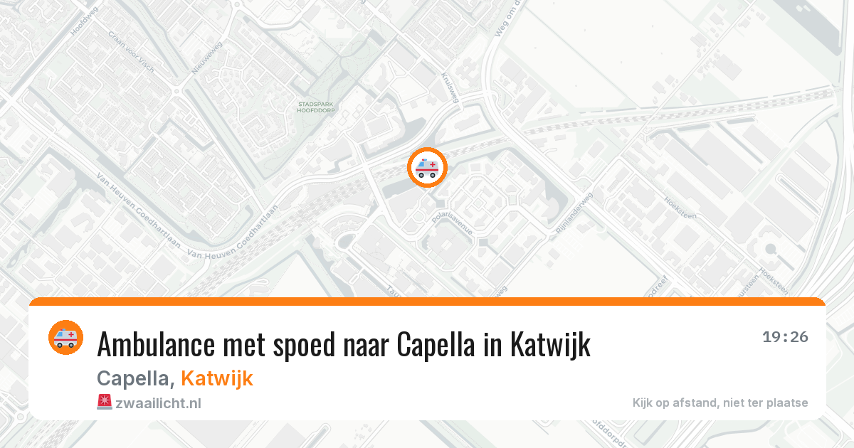 Ambulance met spoed naar Capella in Katwijk — 27 jan 2026
