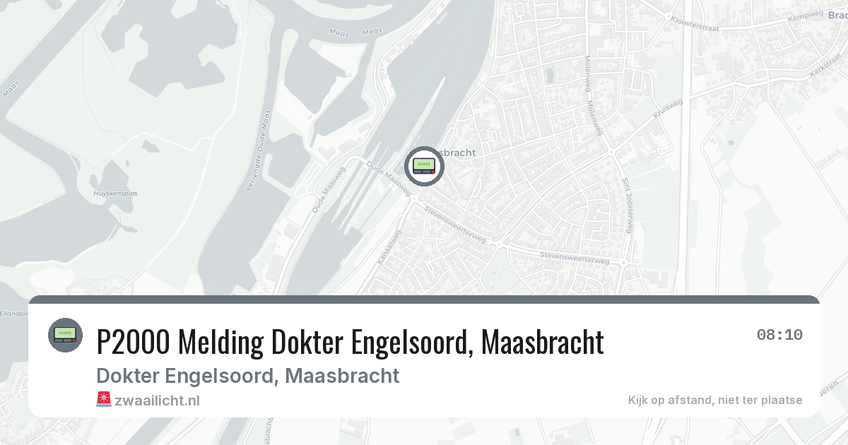 P2000 Melding Dokter Engelsoord, Maasbracht — 9 feb 2026