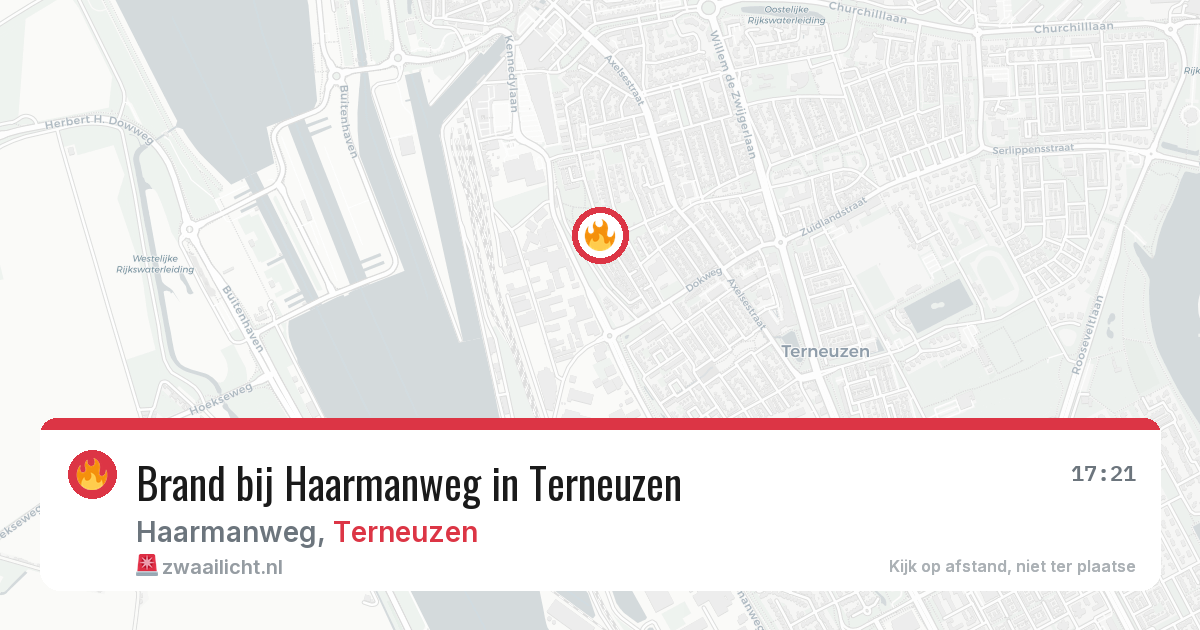 Brand bij Haarmanweg in Terneuzen — 24 jan 2026