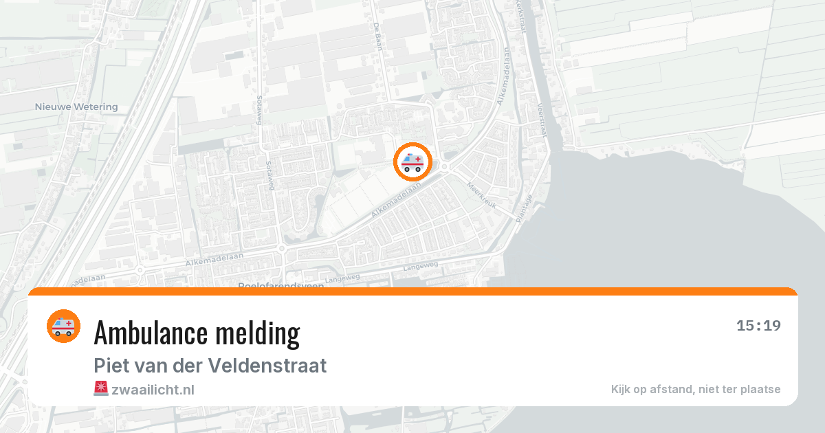 Ambulance melding — 24 jan 2026