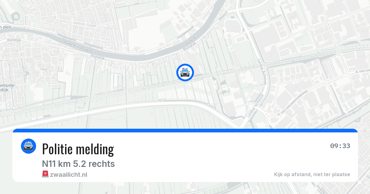 Politie melding — 28 mrt 2026 | 🚨 Zwaailicht.nl