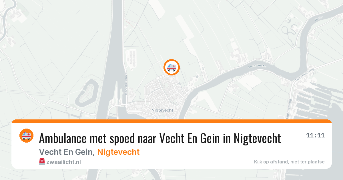 Ambulance met spoed naar Vecht En Gein in Nigtevecht — 7 jun 2026