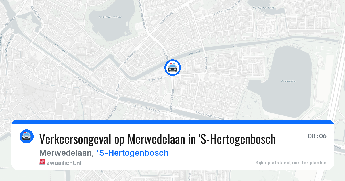 Verkeersongeval op Merwedelaan in 'S-Hertogenbosch — 2 apr 2026