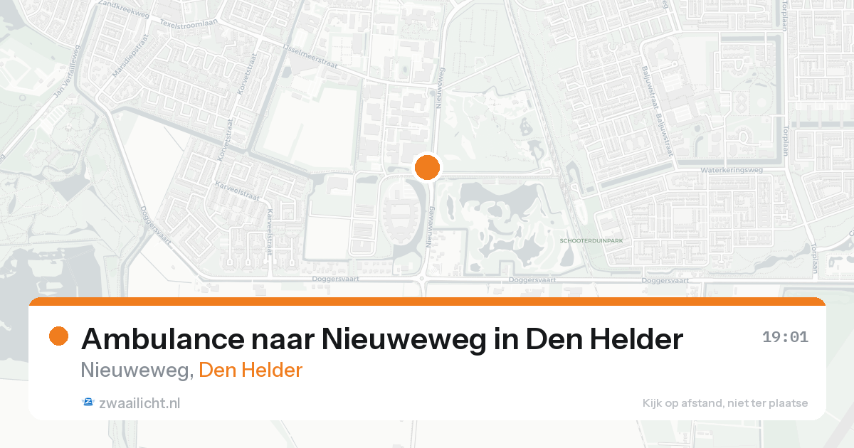 Ambulance naar Nieuweweg in Den Helder — 22 aug 2026