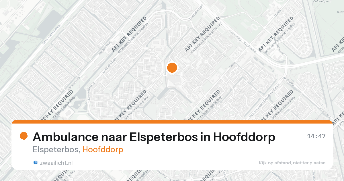 Ambulance naar Elspeterbos in Hoofddorp — 9 jun 2026
