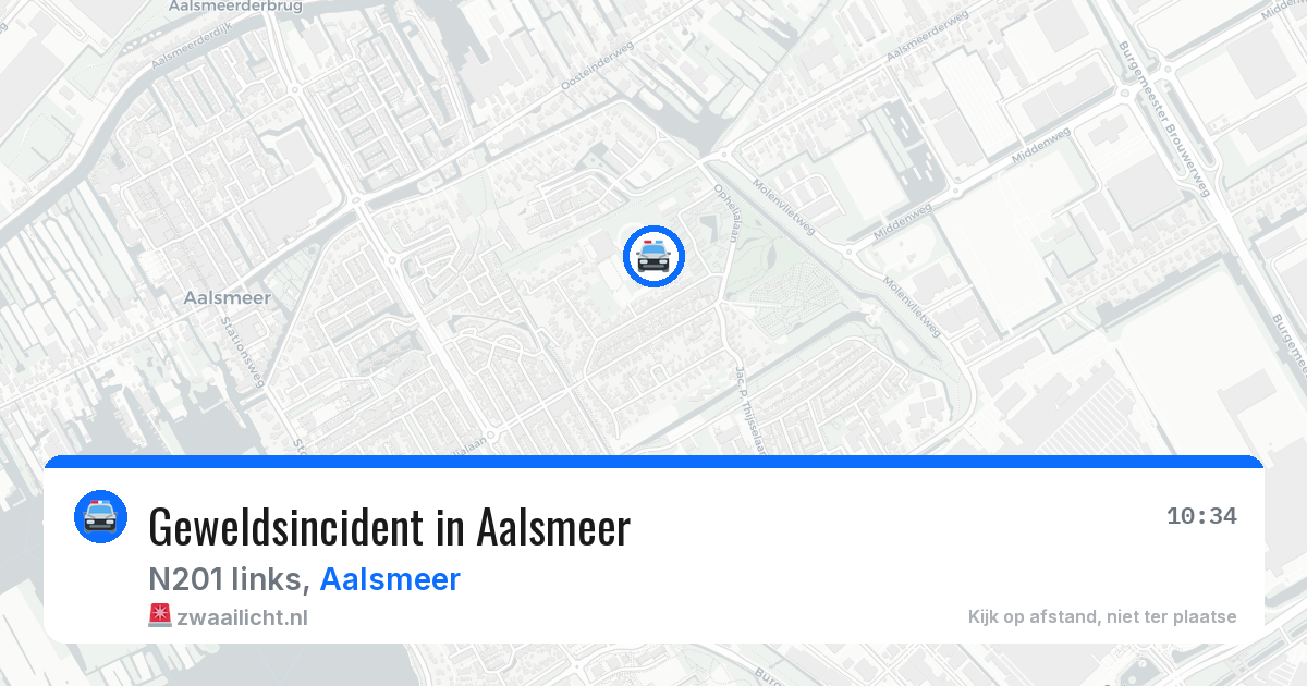 Geweldsincident in Aalsmeer — 24 jun 2026
