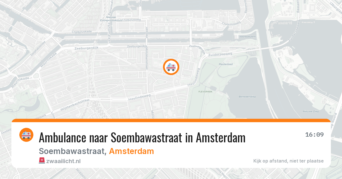 Ambulance naar Soembawastraat in Amsterdam — 1 apr 2026