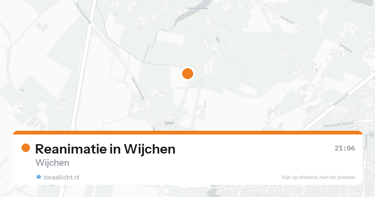 Reanimatie in Wijchen — 30 jan 2026